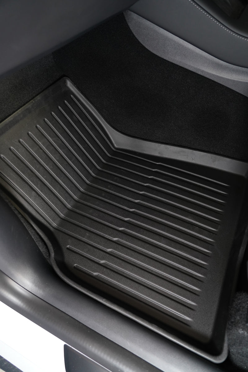 Tesla Model Y All Weather Floor Mats (Stripe)